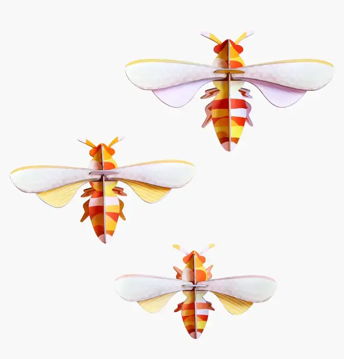 3D Honey Bees Puzzle | Set of 3