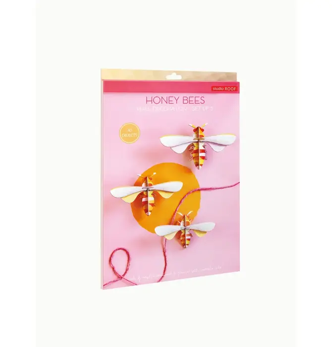 3D Honey Bees Puzzle | Set of 3