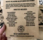 Seed "Love Bombs" Organic | Native Oklahoma Wildflower | 50-Pack