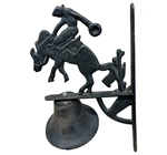 Dinner Bell | Cast Iron | Bucking Bronco Cowboy