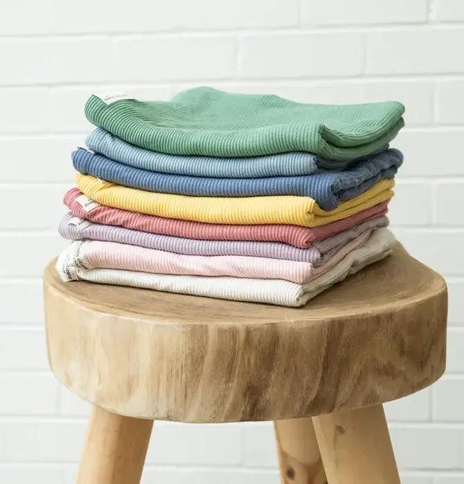 Swaddle & Beanie Set | Linen Rib