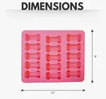 Baking Dog Treat Tray | Bone Shape | Silicone