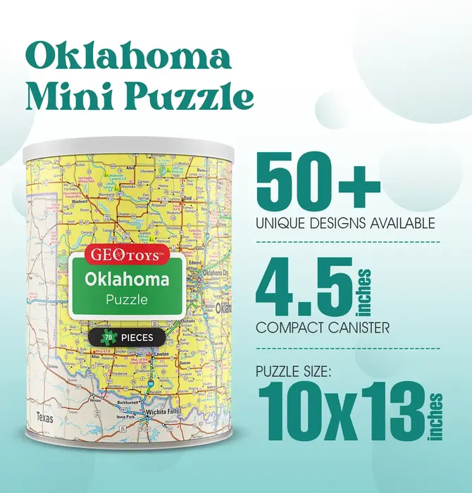Puzzle | 70-Piece Mini | Oklahoma