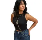 Body Chain | Beaded Brass