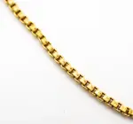 Necklace | Brass Box Chain 18"