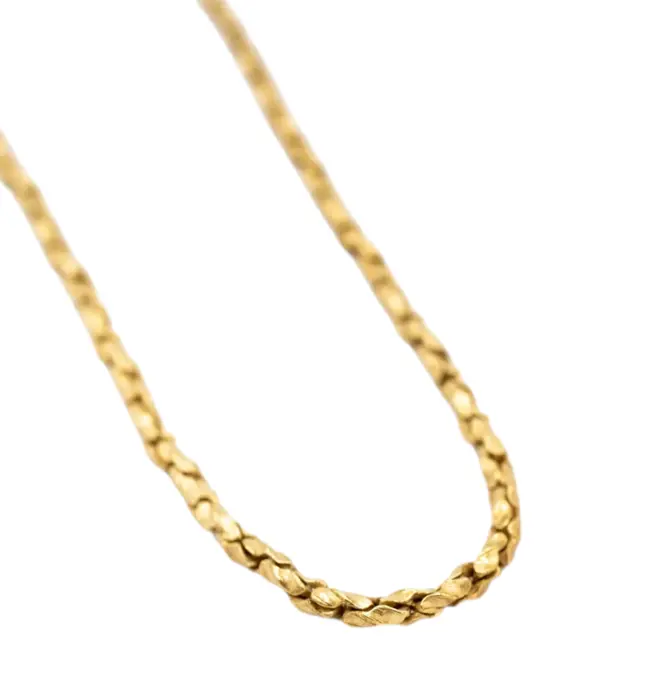 Necklace | Brass C-Link Chain 20"