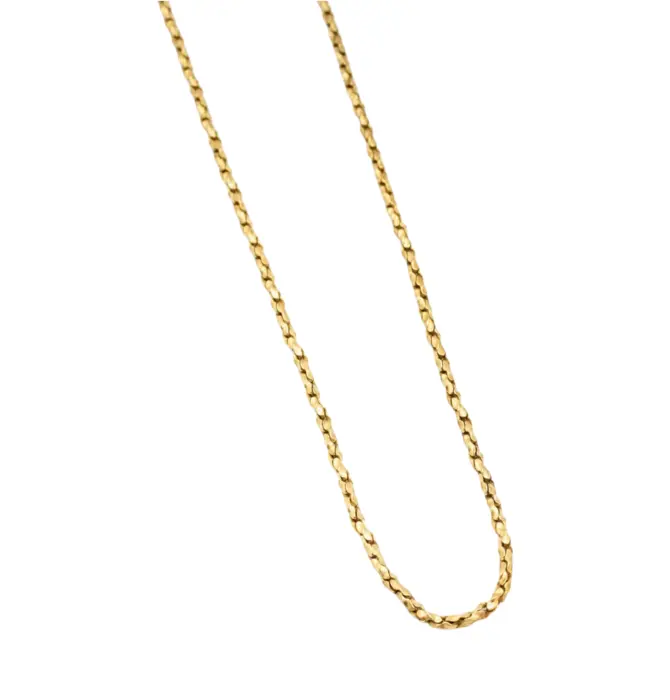 Necklace | Brass C-Link Chain 20"