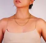 Necklace | Brass C-Link Chain 20"