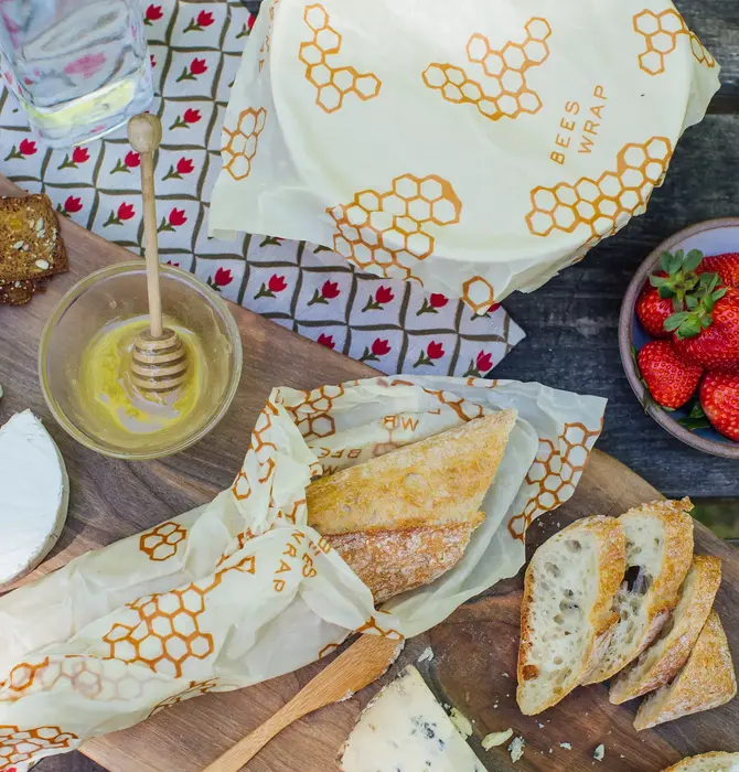 Bee's Wrap | Honeycomb Print | Bread