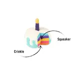 Dog Plush Toy | Birthday Cake Mini