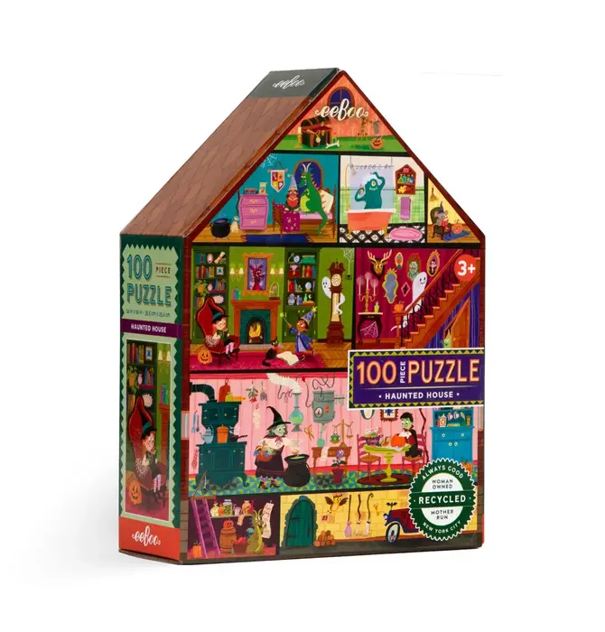Puzzle | 100-Piece | Haunted House