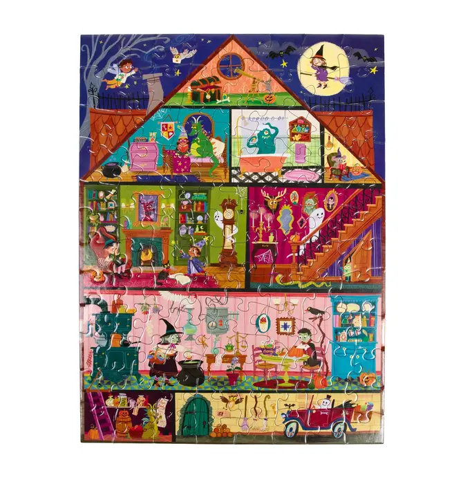 Puzzle | 100-Piece | Haunted House