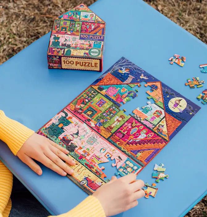 Puzzle | 100-Piece | Haunted House