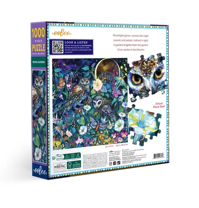 Puzzle | 1000-Piece | Moon Garden
