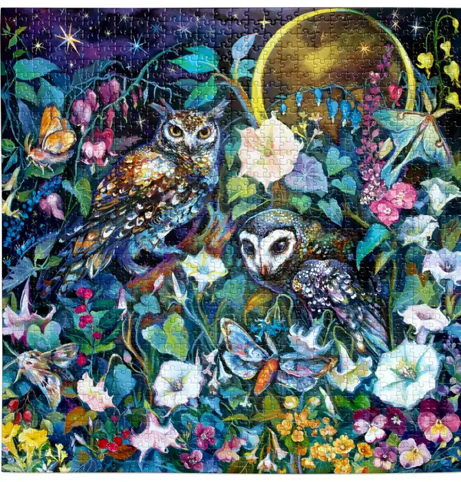 Puzzle | 1000-Piece | Moon Garden