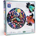 Puzzle | 500-Piece Round | Moths