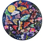 Puzzle | 500-Piece Round | Moths