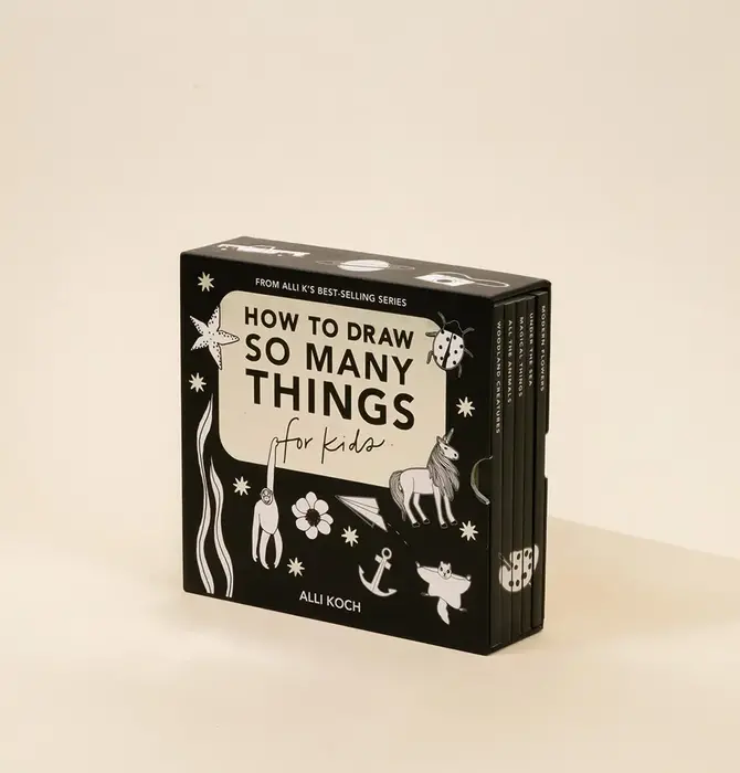 Books | Box Set of 5 | How to Draw So Many Things for Kids