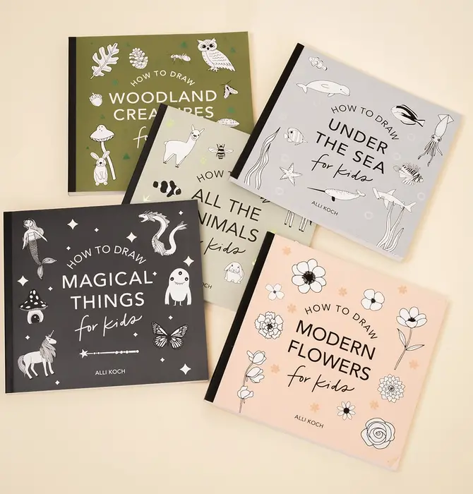 Books | Box Set of 5 | How to Draw So Many Things for Kids