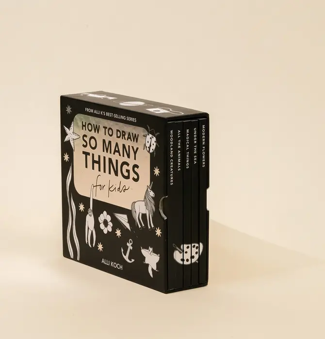 Books | Box Set of 5 | How to Draw So Many Things for Kids