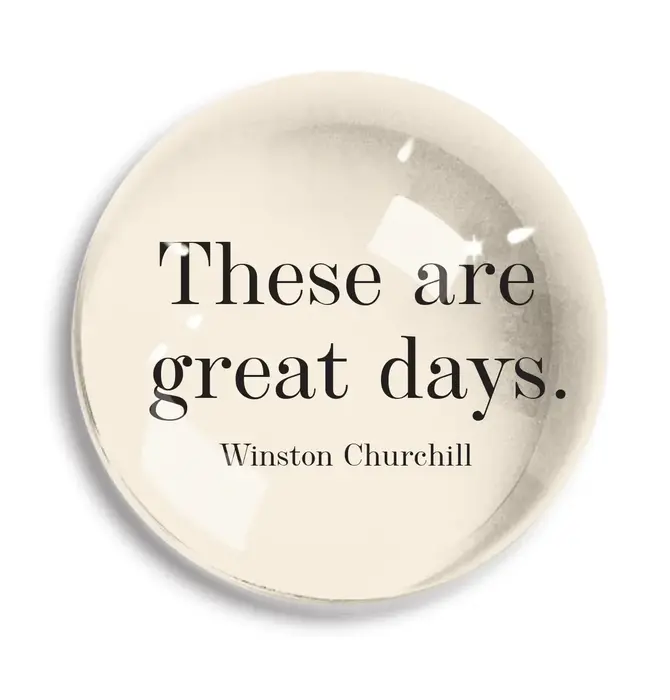 Paperweight | Crystal Dome | Quote