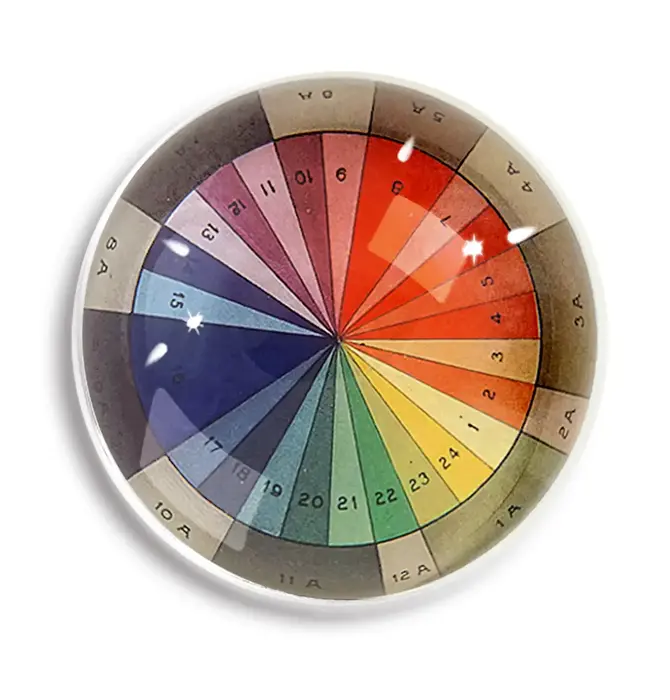 Paperweight | Crystal Dome | Color Spectrum Study