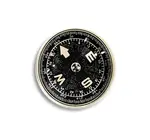 Paperweight | Crystal Dome | Vintage Compass Illustration