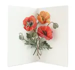 Card | 3D Pop-Up | Poppies