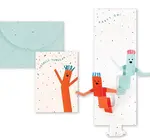 Card | 3D Pop-Up | Totally Tubular