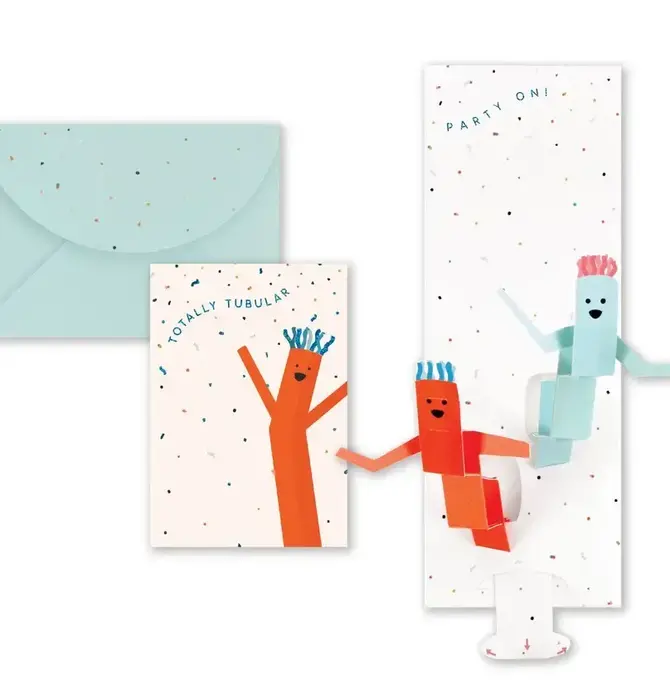 Card | 3D Pop-Up | Totally Tubular