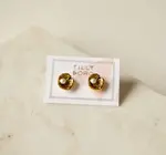 Earrings | Oyster Studs | 24KGP
