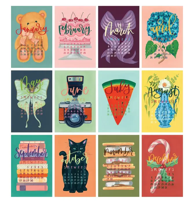 Wall Calendar | XL 2026 | Simply Charmed
