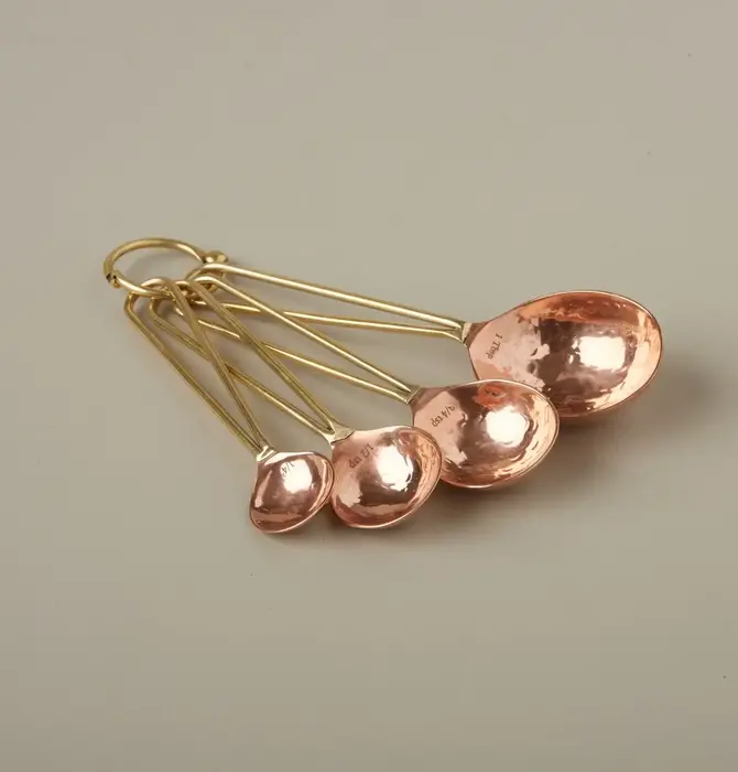 Measuring Spoons | Camden | Hammered Copper