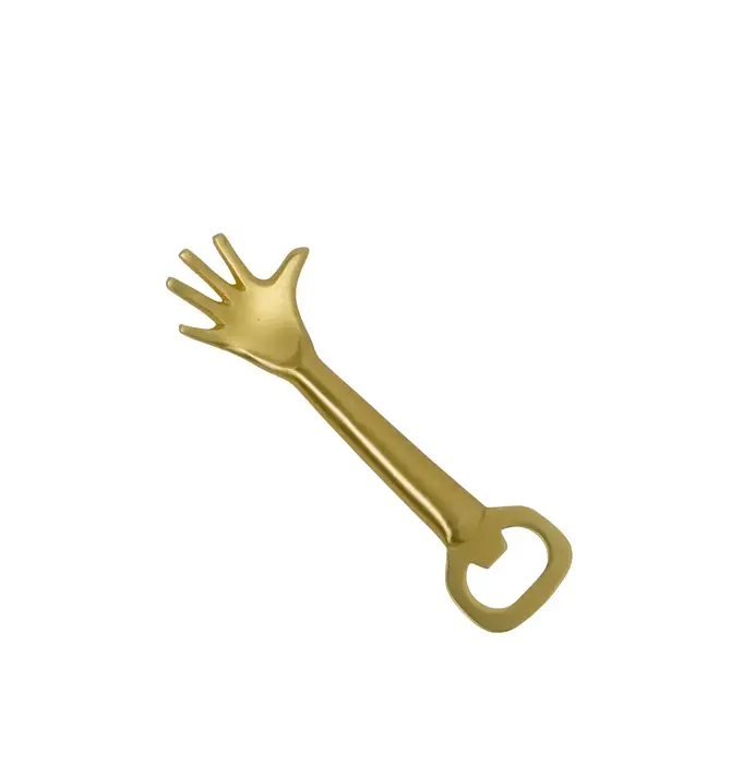 Bottle Opener | Gold Whimsical Hand
