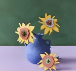 3D Floral Puzzle | Van Gogh Sunflowers