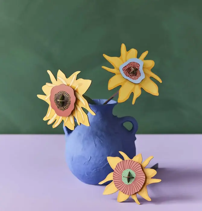 3D Floral Puzzle | Van Gogh Sunflowers