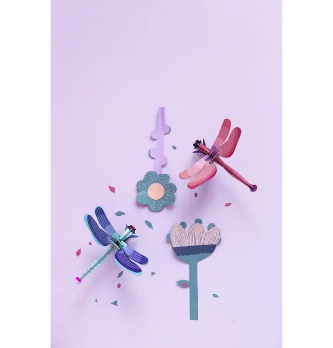 3D Insect Puzzle | Small Dragonfly | Ruby