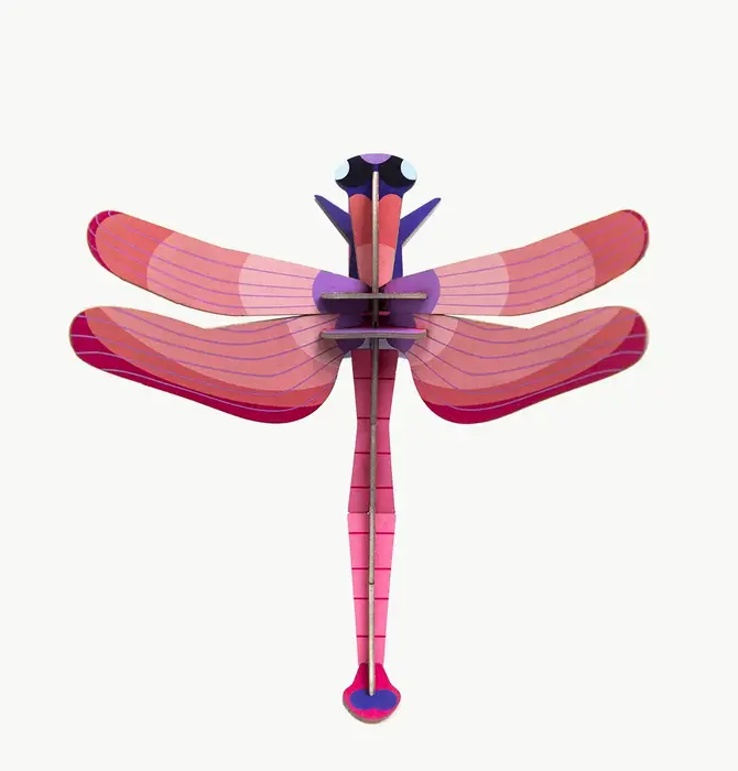 3D Insect Puzzle | Small Dragonfly | Ruby