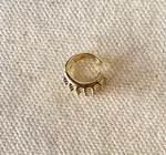 Earrings | Triple Short Spike Ear Cuff | 18KGF