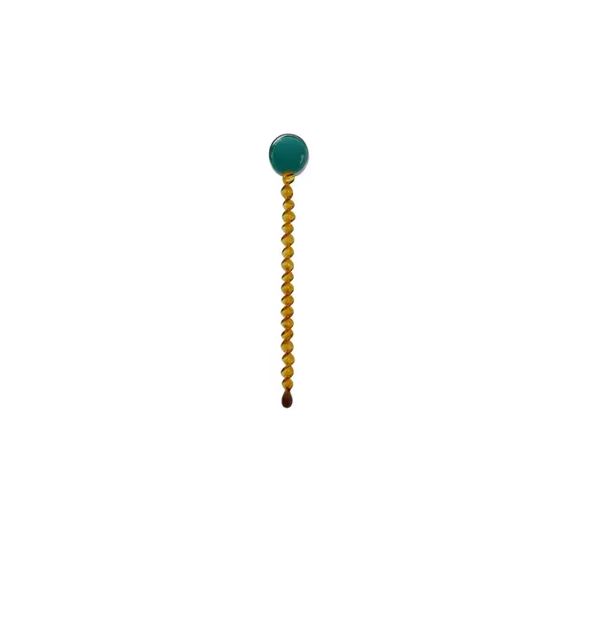 Bar Spoon | Niko | Amber + Teal Glass