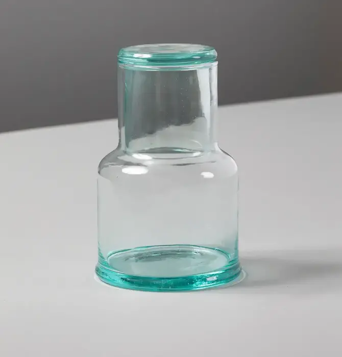Carafe & Tumbler Set | Bedside | Recycled Glass