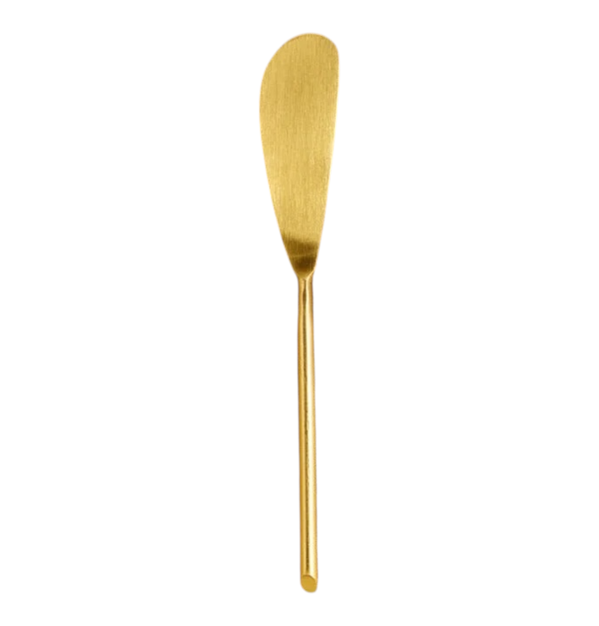 Knife | Thin Serving Spreader | Gold-Tone