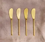 Knife | Thin Serving Spreader | Gold-Tone