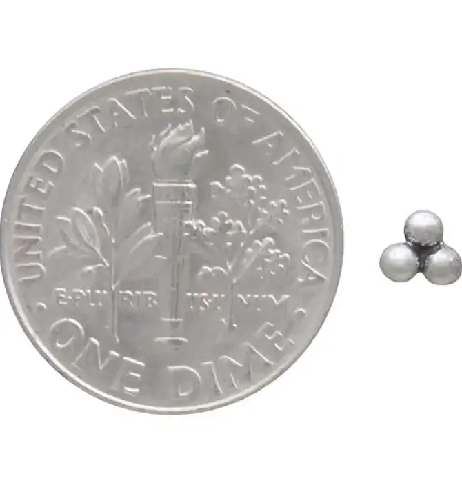 Earring Set | Sterling 3 Dots Post