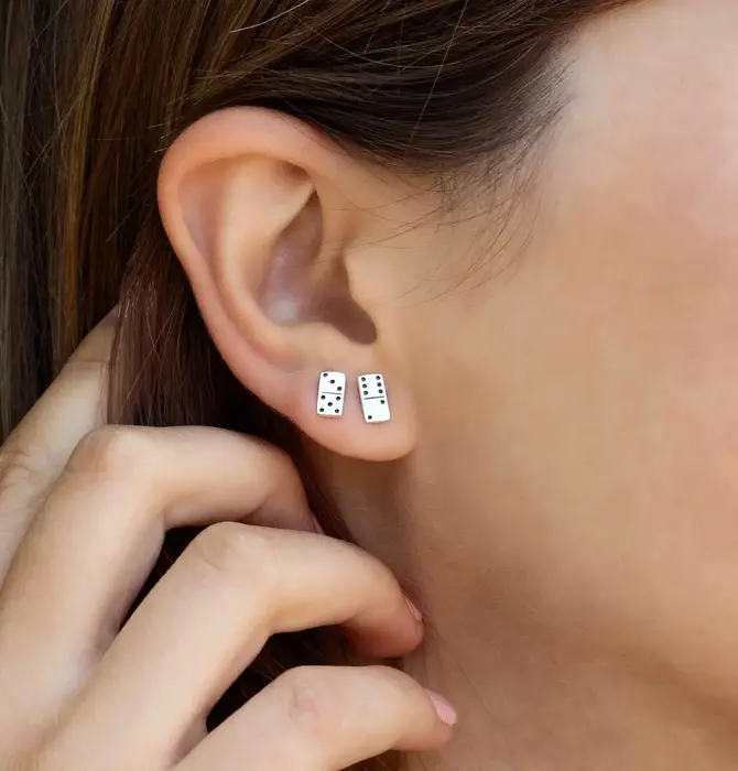 Earring Set | Sterling Domino Post