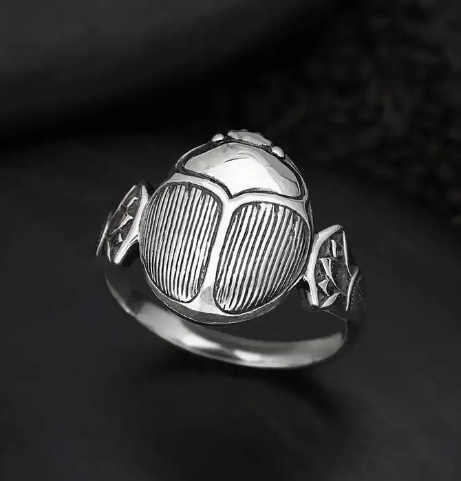 Ring | Scarab | Sterling Silver
