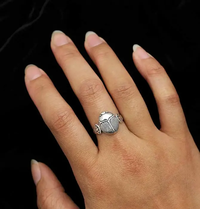 Ring | Scarab | Sterling Silver