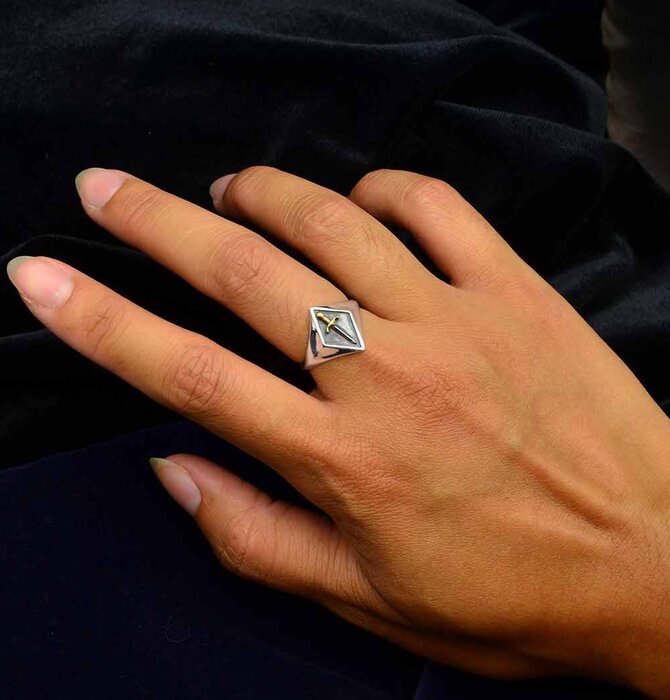 Ring | Sword Signet | Sterling Silver