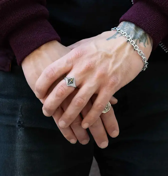Ring | Sword Signet | Sterling Silver