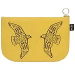 Zipper Pouch | Small | Moonlit | Yellow/Birds
